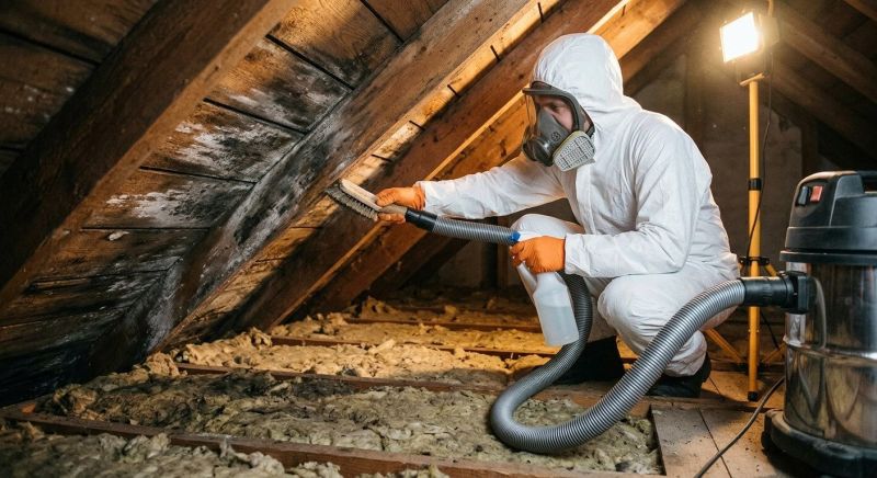 Attic Mold Remediation in Bergen County, NJ