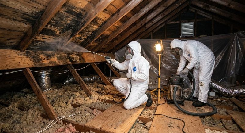 Attic Mold Removal in Dallas, TX